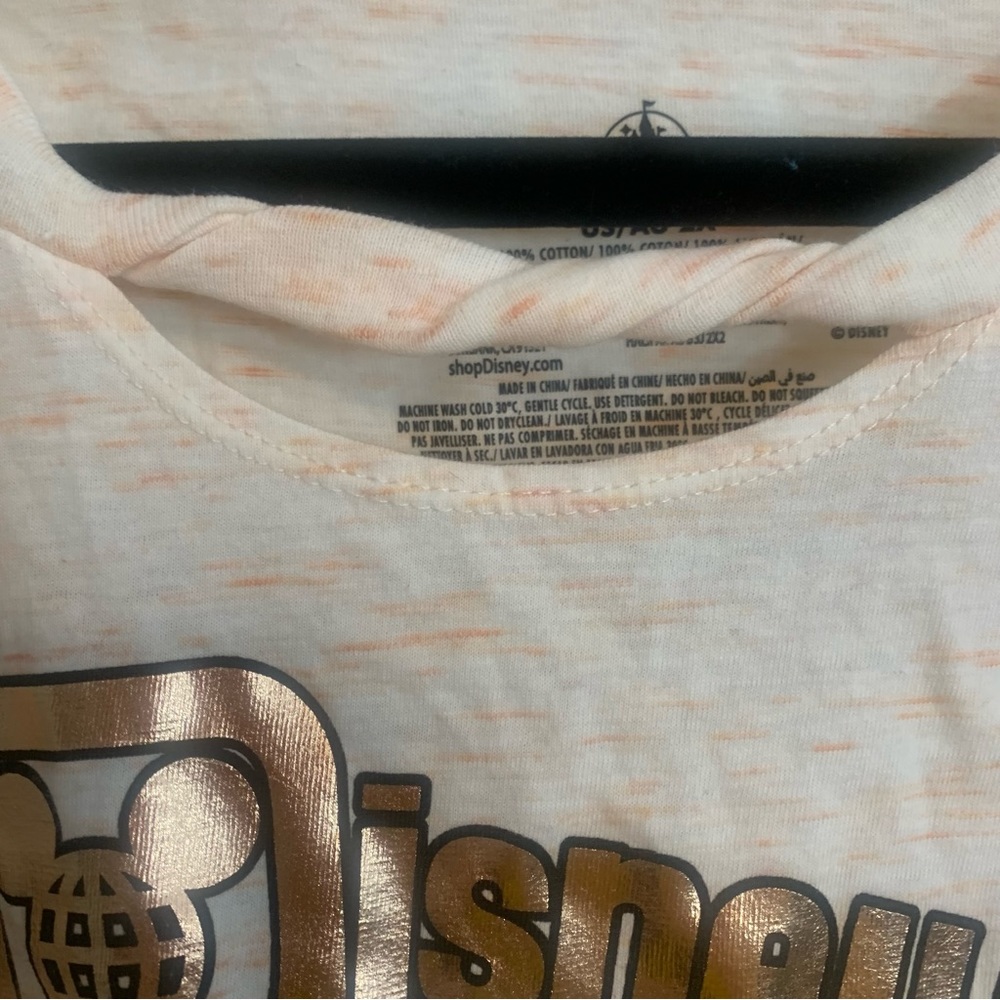 NWT. Disney Mickey Mouse rose gold tank top 2X. - Picture 5 of 11